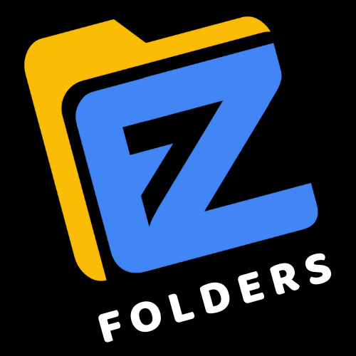 EZFolders Logo for dark background